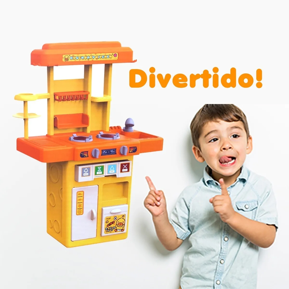 Juguete Cocina Infantil Para Niños Accesorios B. Duck 