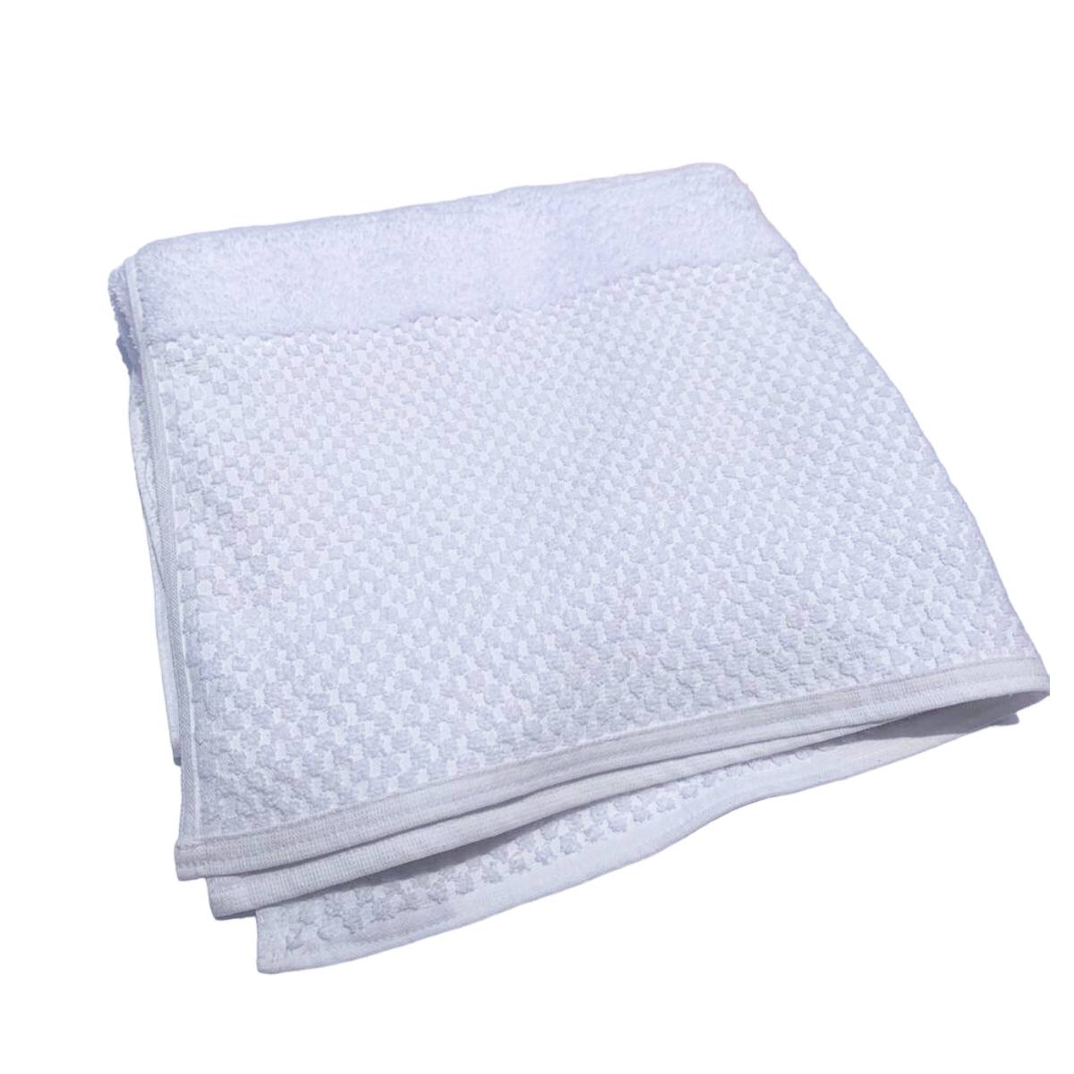 toalla en color blanco extra gruesa para baño 60 x 110 cm hema - HEMA México