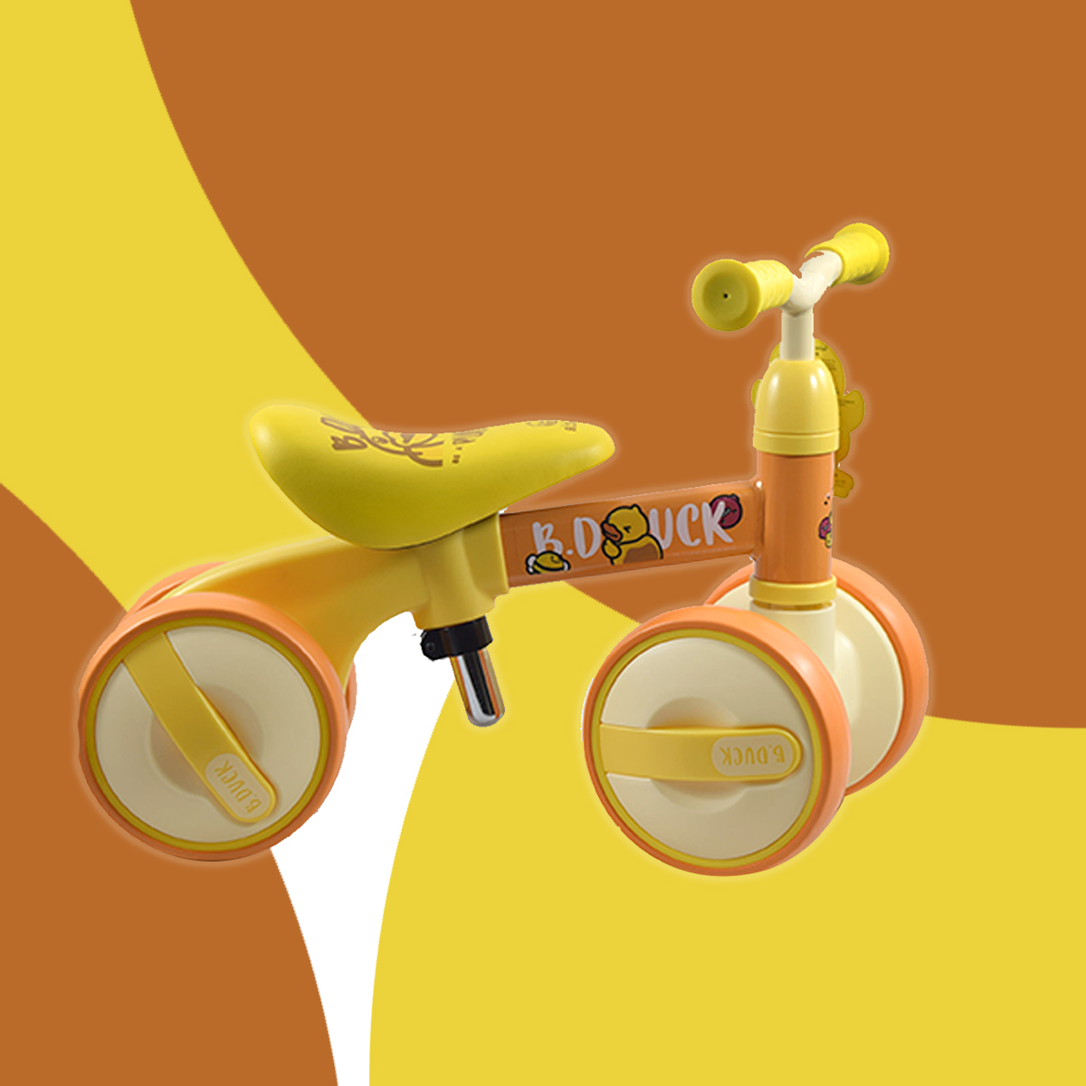 Mini Bicicleta Niños Triciclo 4 Llantas Sin Pedales B. Duck