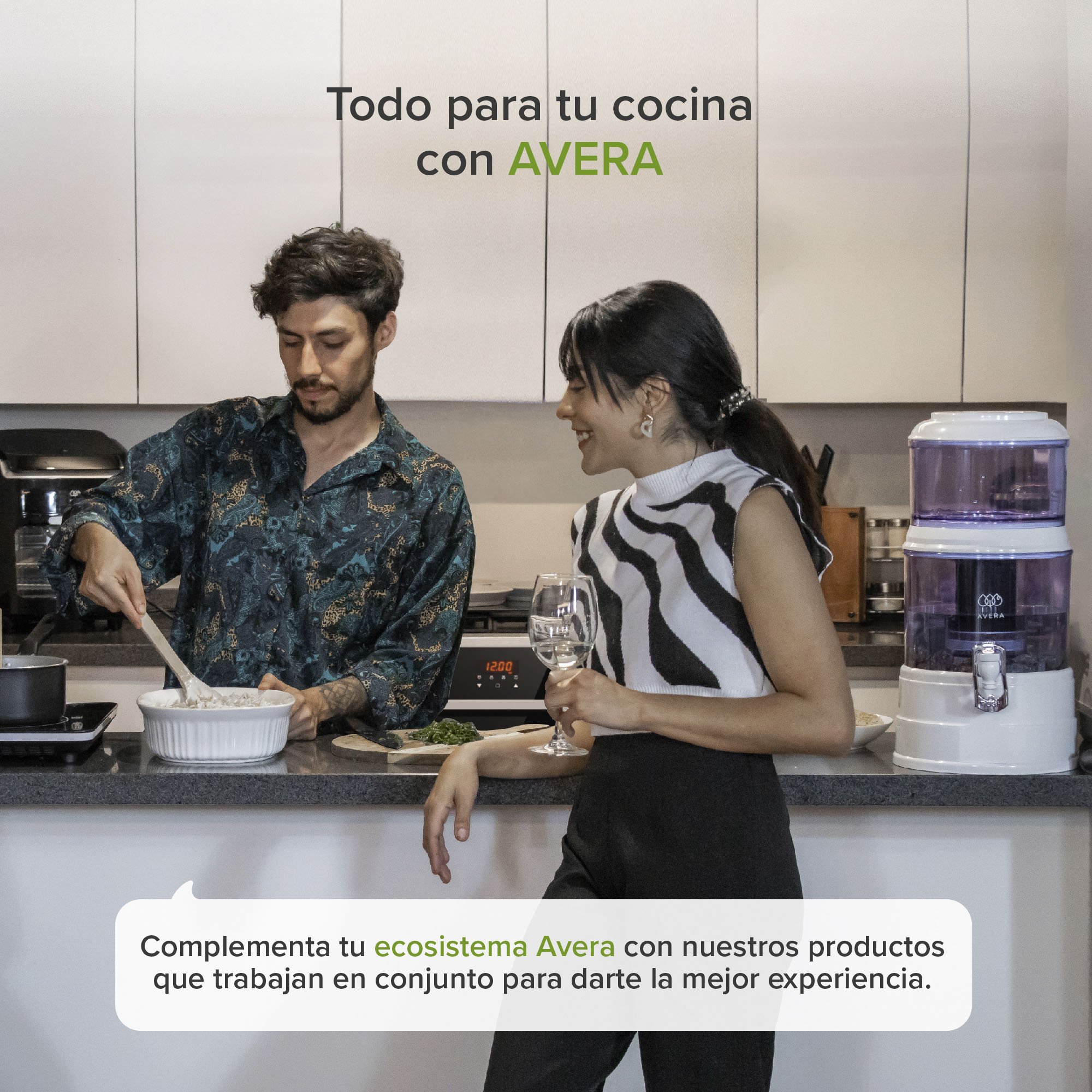 Robot De Cocina Avera Chef WiFi Recetas Incluidas RC01