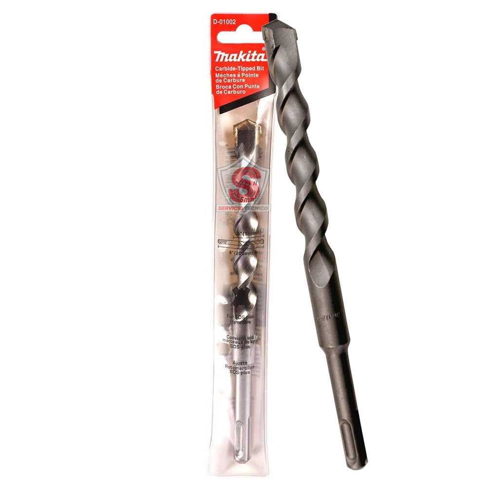 Broca Concreto Sds-plus 5/8 X 8 Makita D-01002 Original