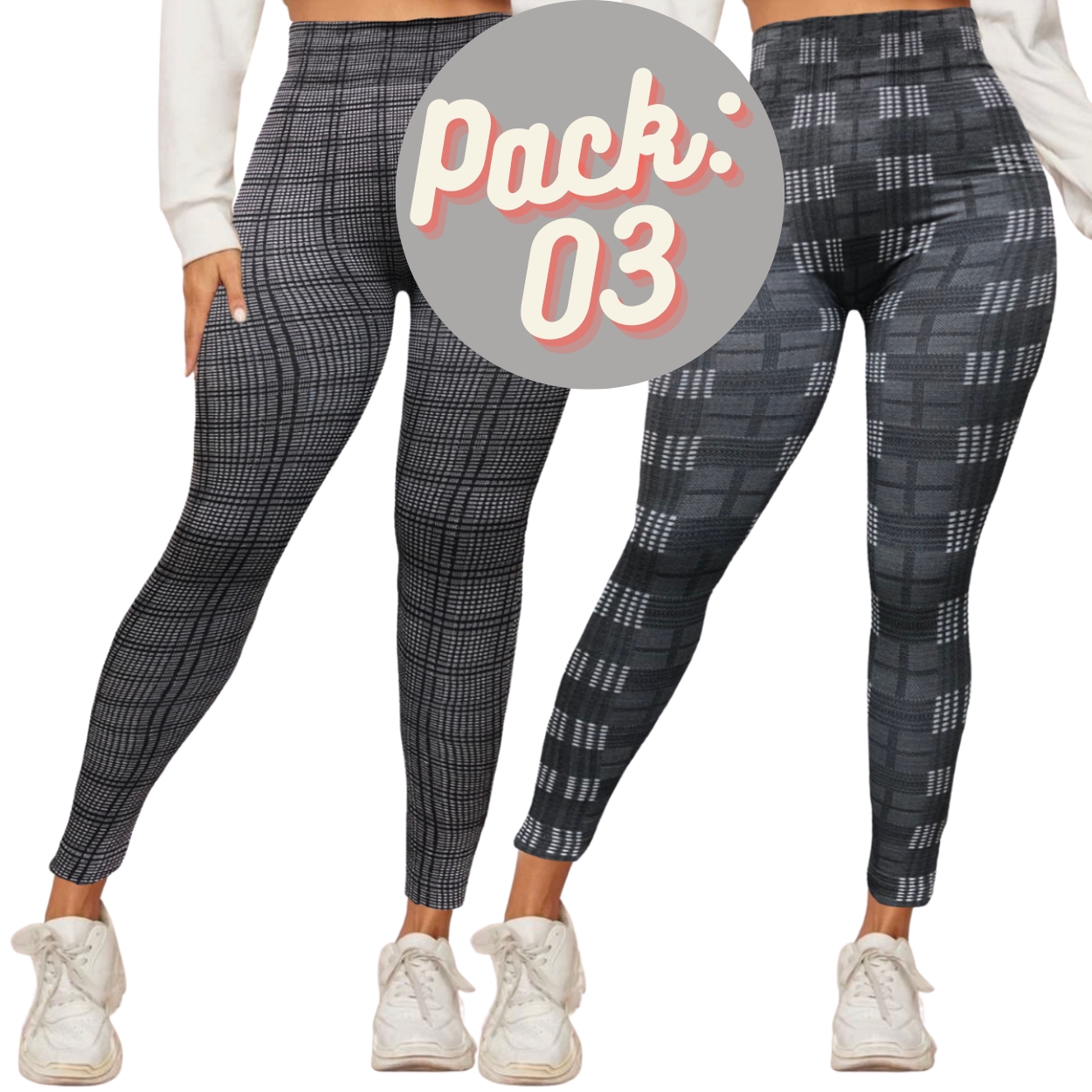 Pack 2 Mallas Leggins Térmica Leggins Mujer Gym Casual Mayones