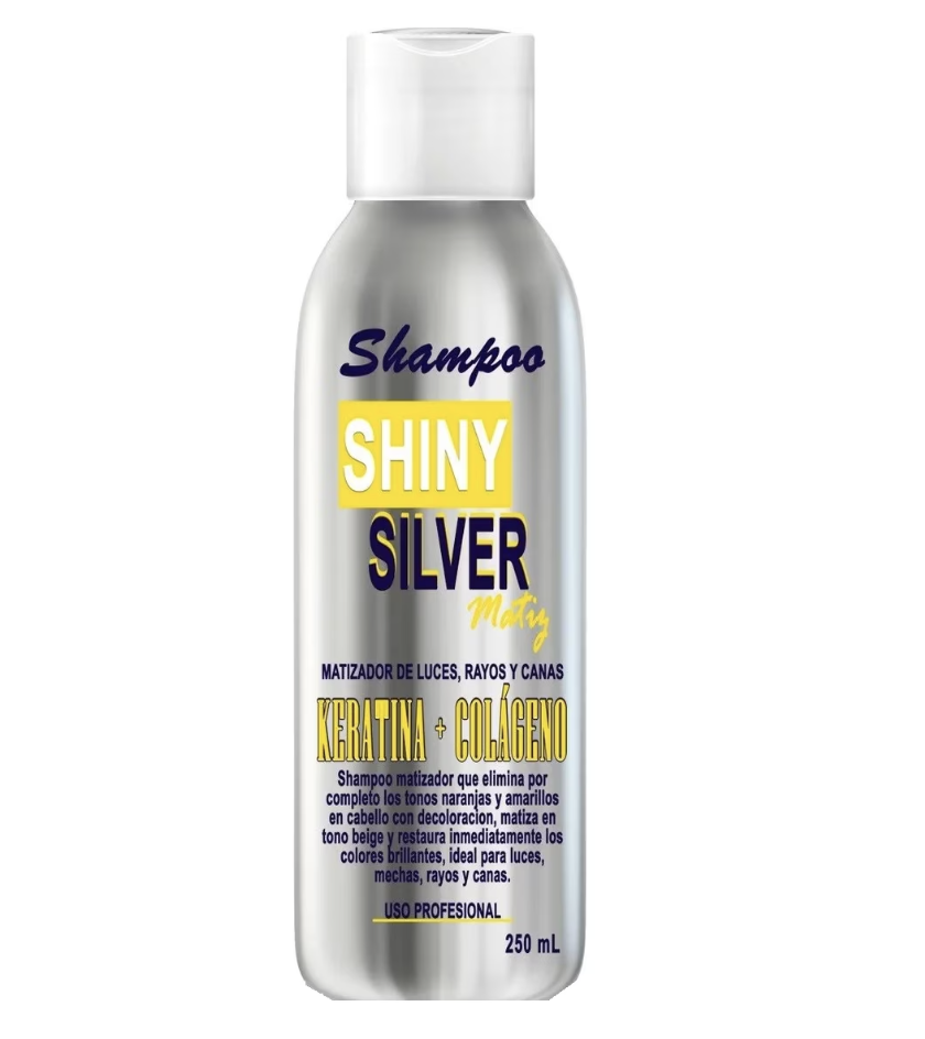 Shampoo Matizador Silver 250ml Cabello Rubio FUNBU