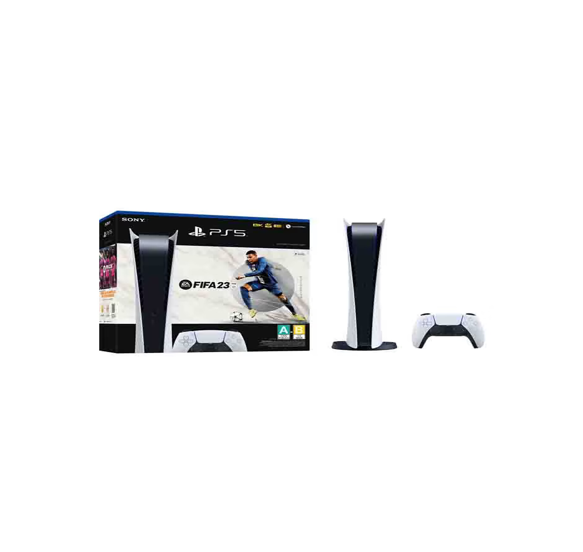 Consola PlayStation 5 PS5 825GB SSD con Lectora de Disco + Juego EA Sports  FIFA 23, oferta LOi.