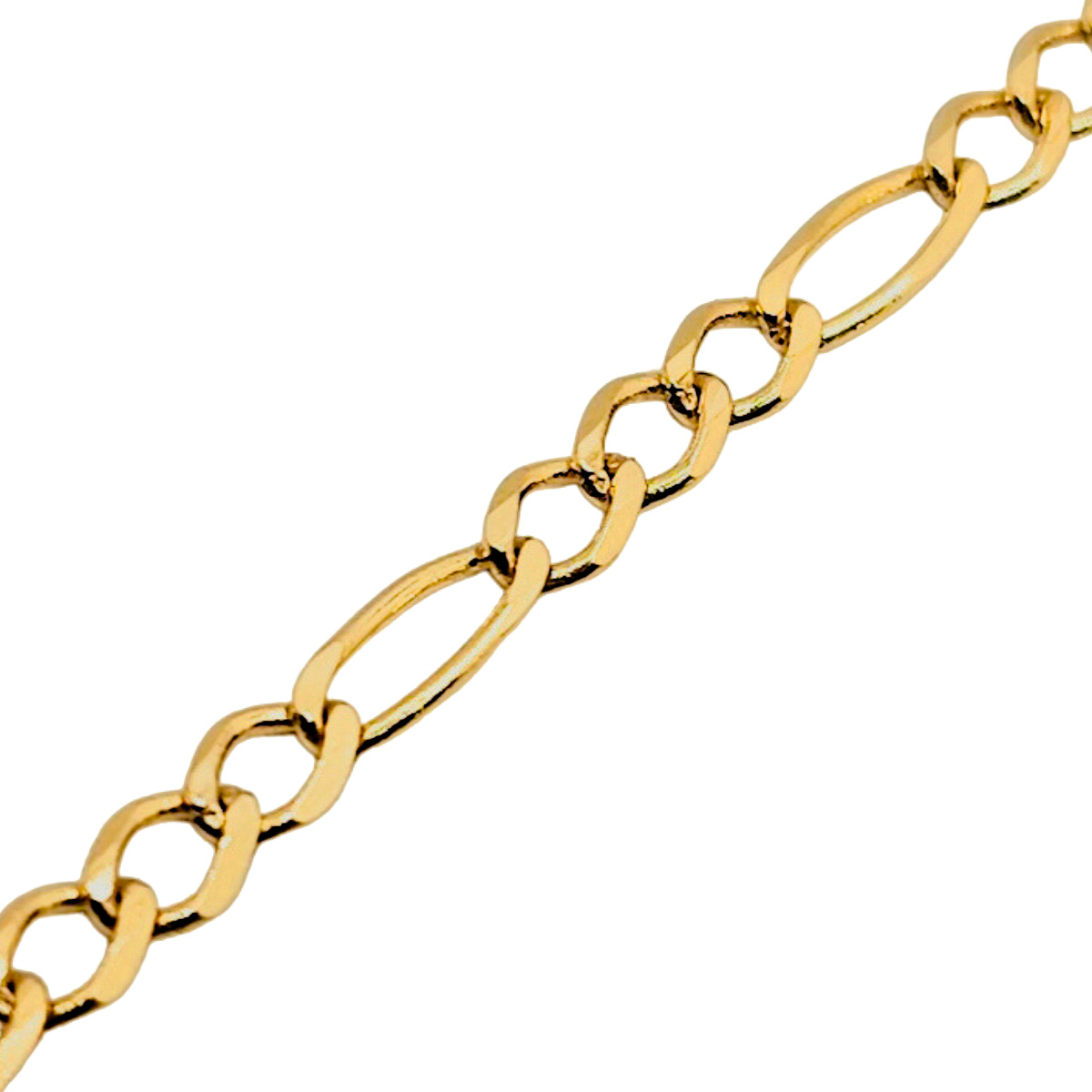 Pulso de oro 10k hombre figaro 3x1, incluye caja de regalo