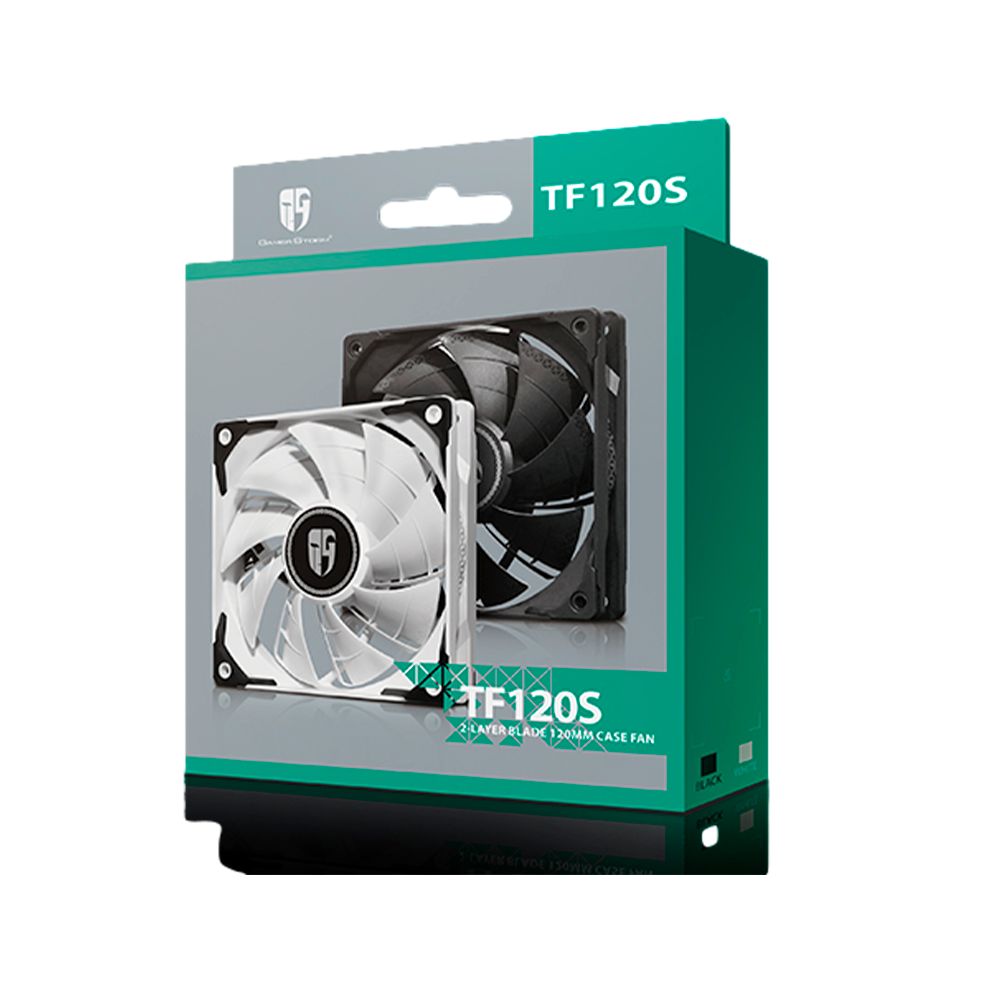 VENTILADOR DEEPCOOL TF120S BLANCO DP-GS-H12FDB-TF120S-WH