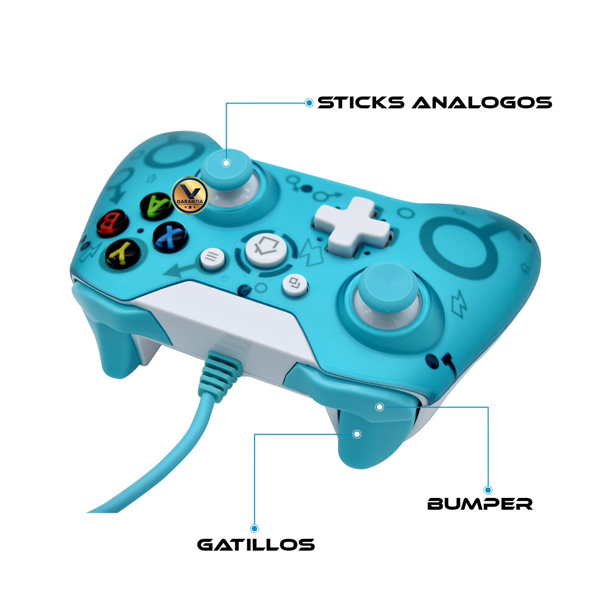 Control Alambrico N1 Compatible con XBOX One