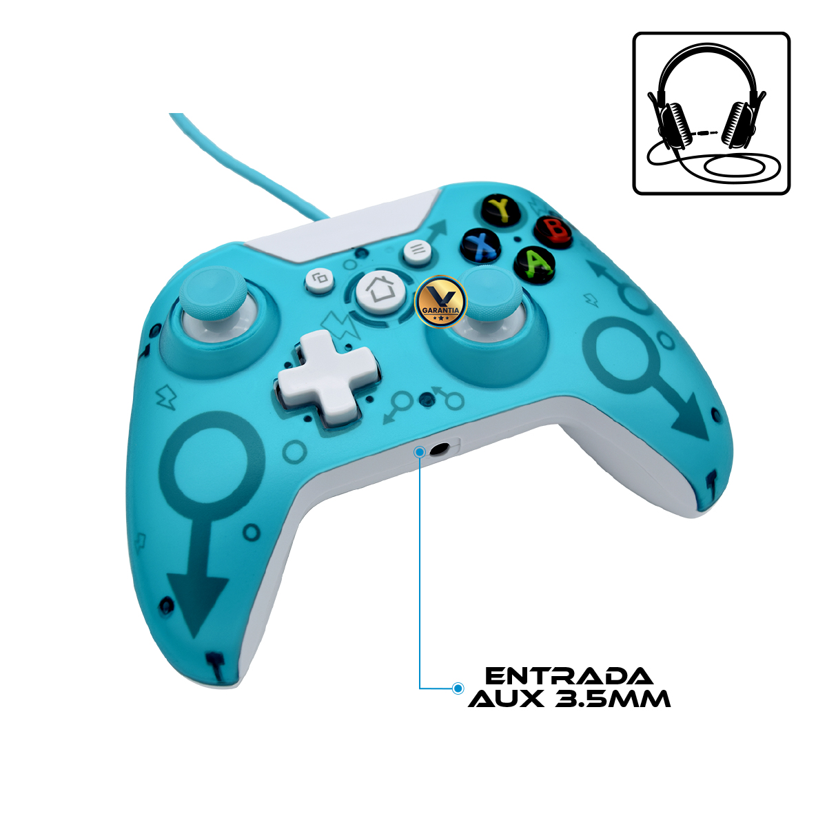 Control Alambrico N1 Compatible con XBOX One