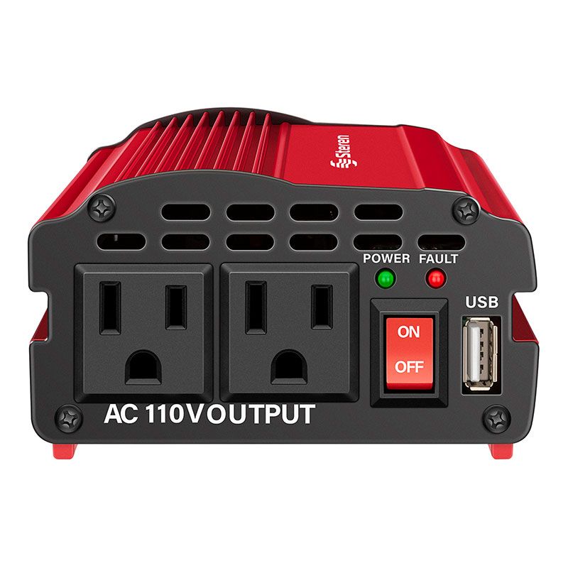 Inversor Corriente Automotriz 400 W (12 Vcc A 110 Vca) Steren