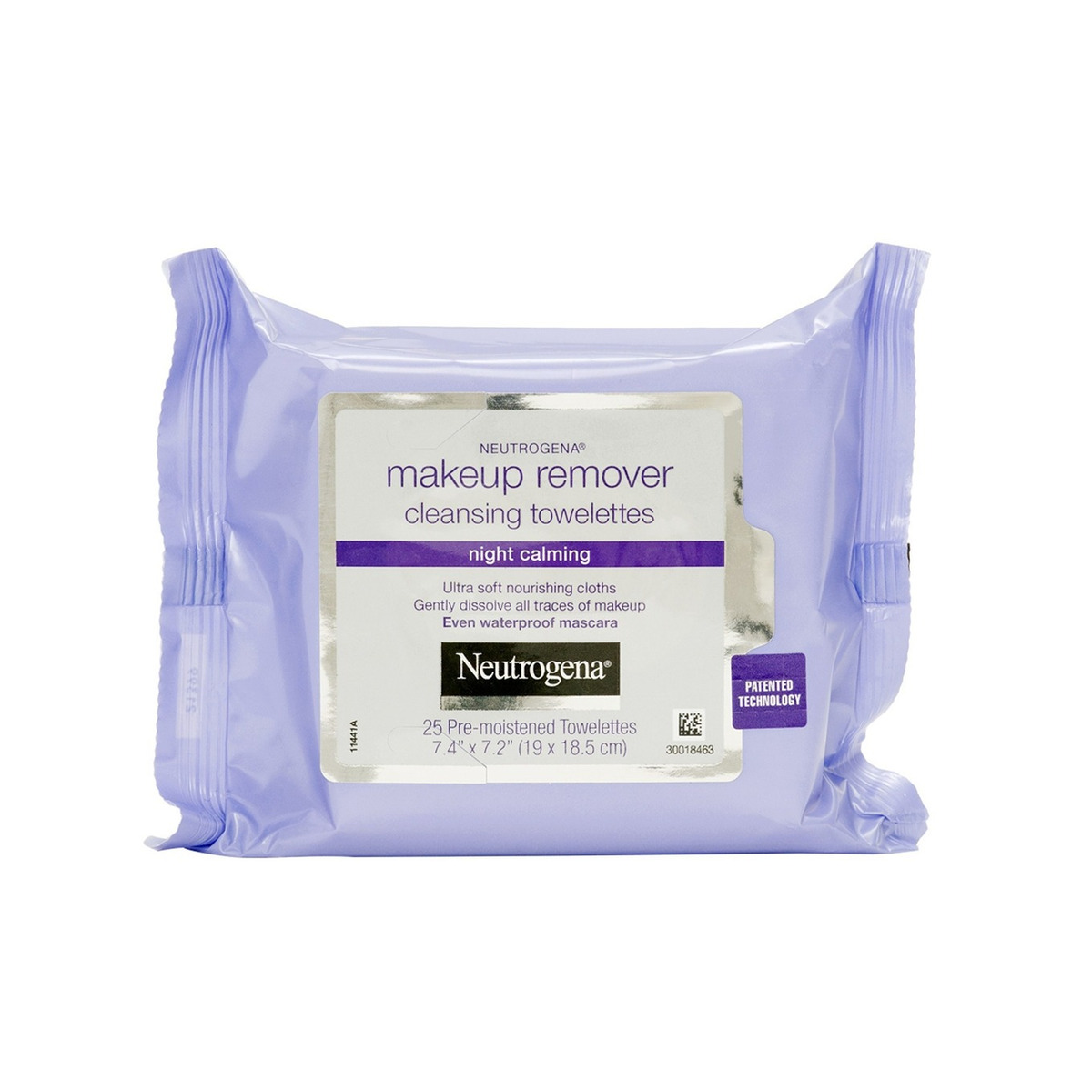 Toallitas desmaquillantes Neutrogena Night Calming 25 pzs