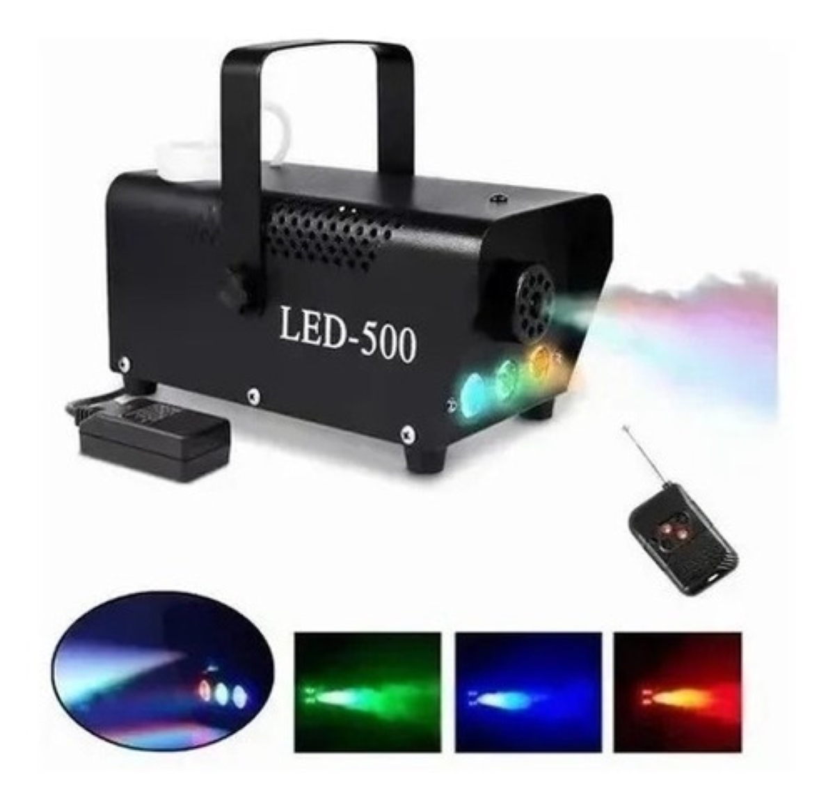 Máquina De Humo Fuzzix F500S - 500W, Con Control Remoto, Ideal Para Fiestas Y Eventos