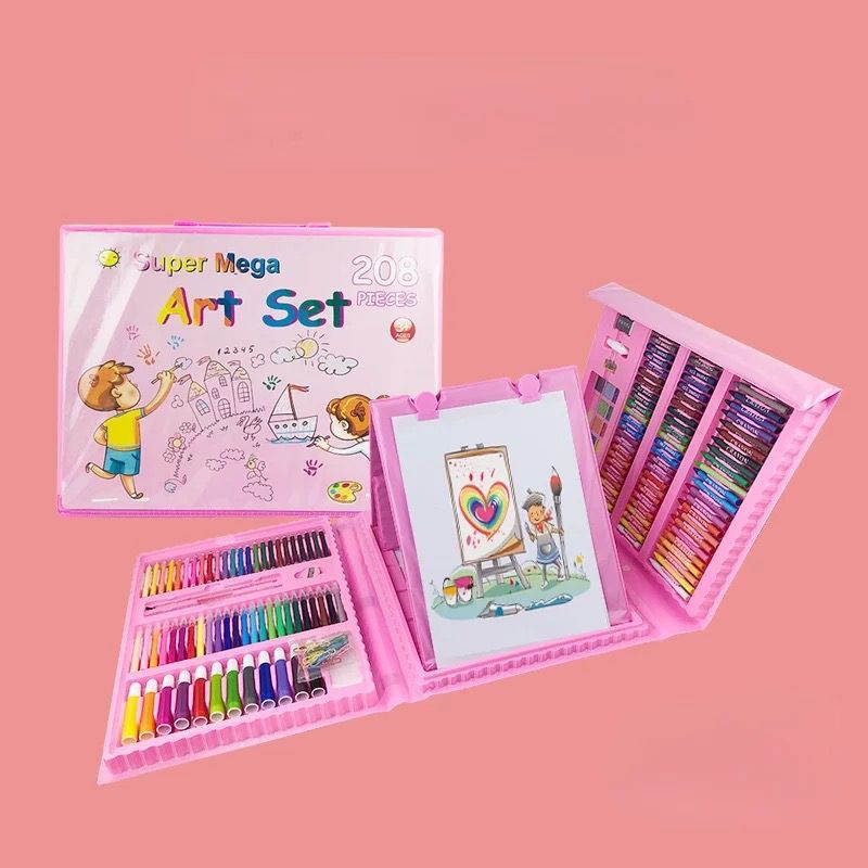 KIT PREMIUM DE ARTE con 208 piezas pinturas para niño