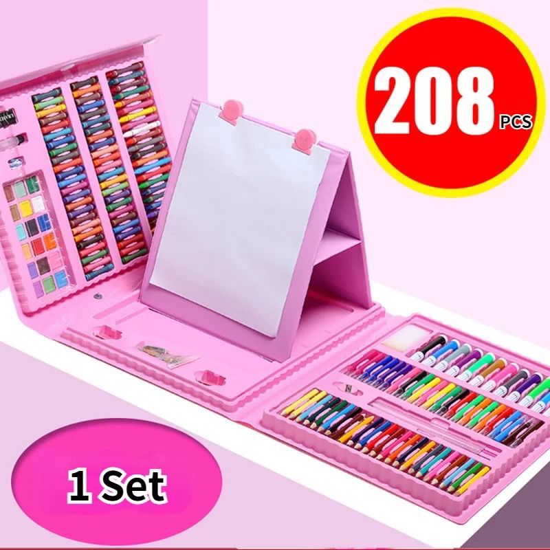 KIT PREMIUM DE ARTE con 208 piezas pinturas para niño