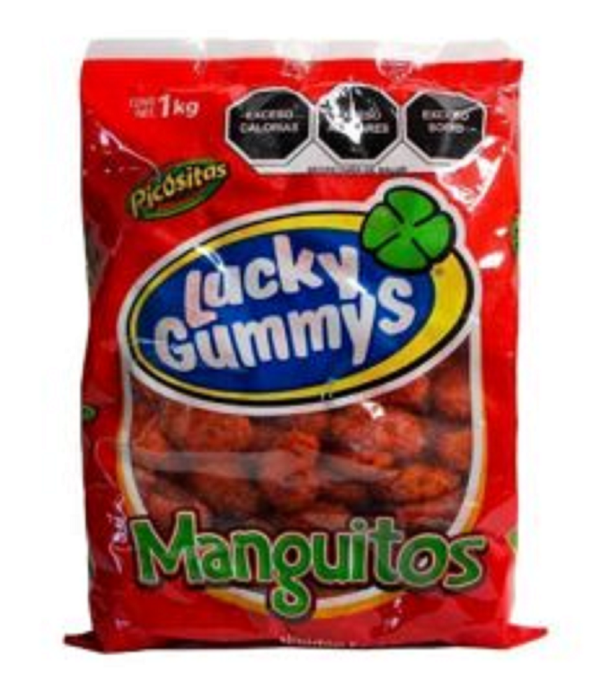 Gomitas Lucky Gummys Manguitos Enchilados 1 Kg.