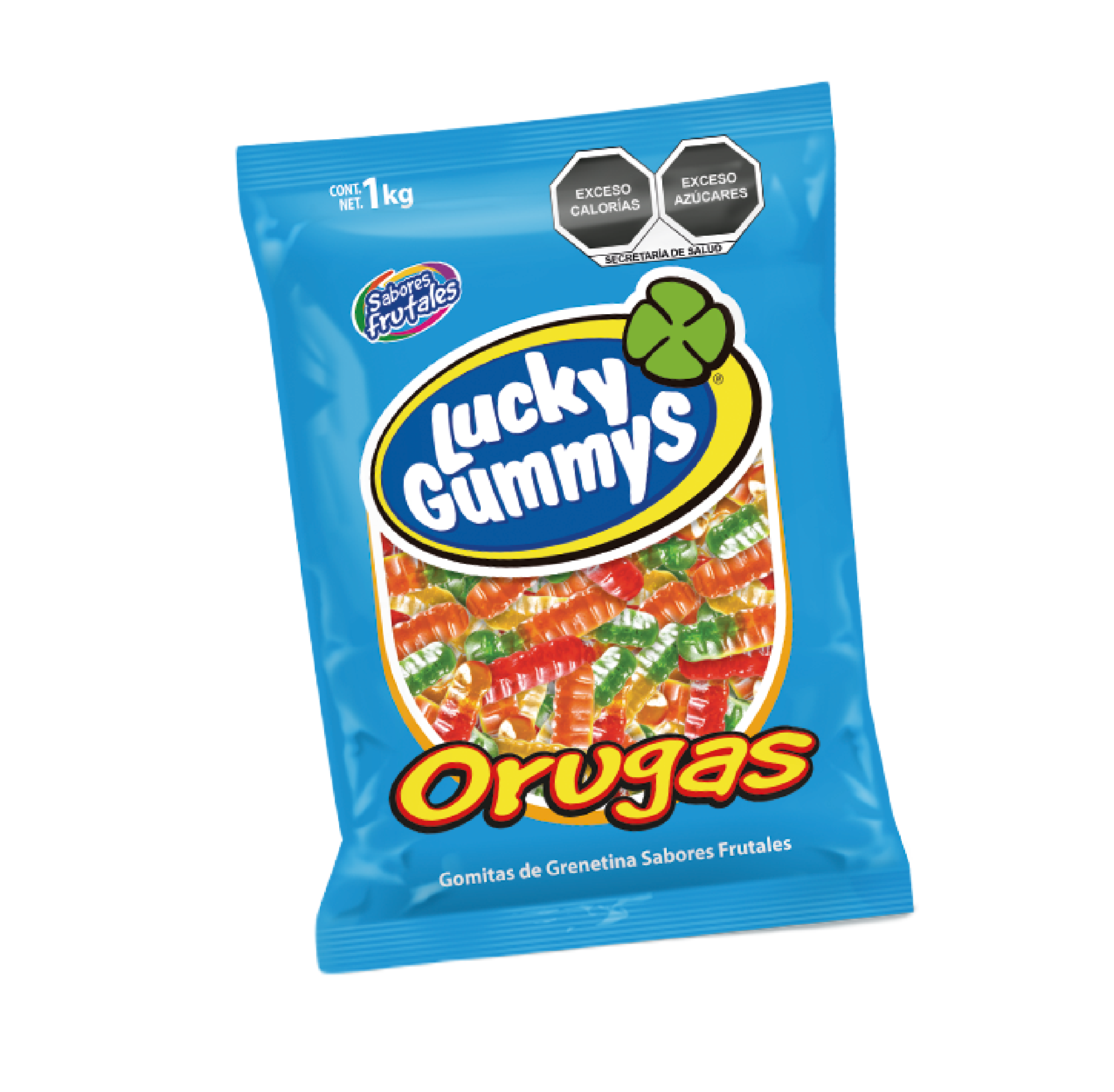 Gomitas Lucky Gummys Orugas 1 Kg.