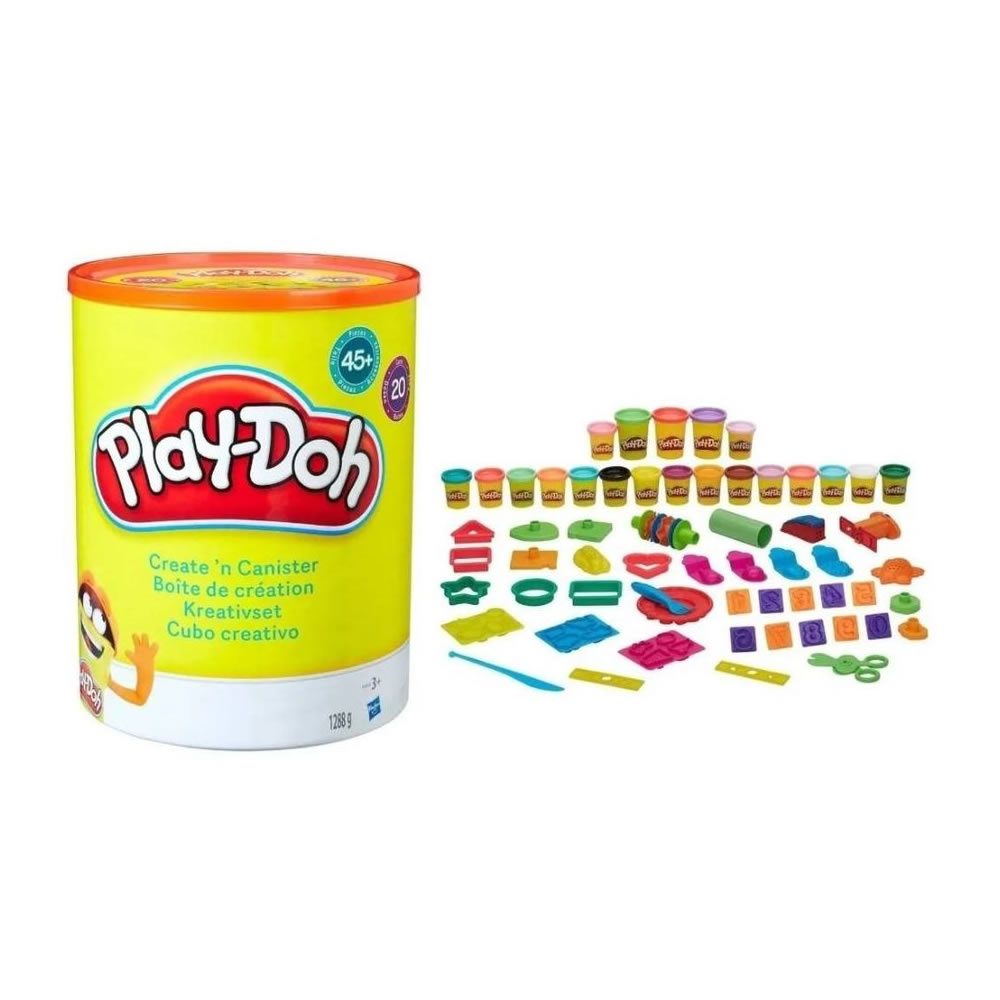 Cubo Creativo Play-Doh B8843 Con 45 Accesorios SMS