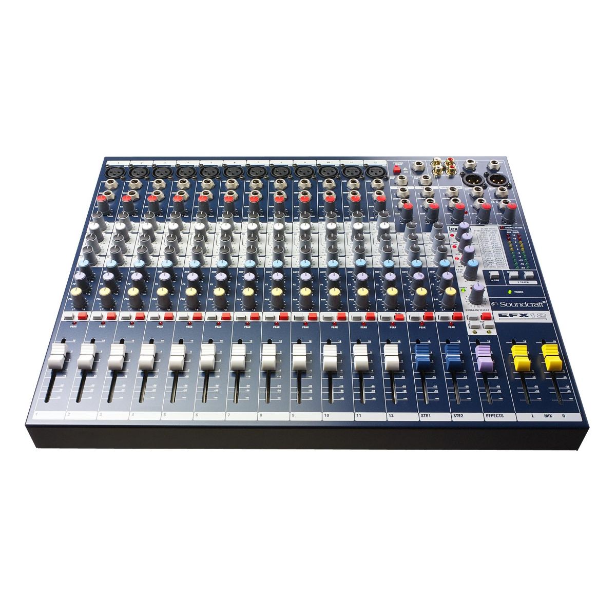 Mezcladora SOUNDCRAFT efx12 con efectos 12 canales de audio