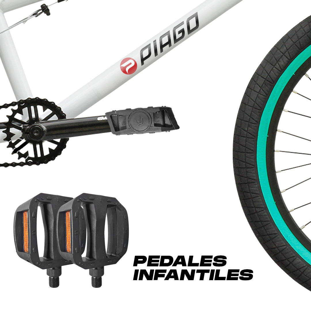  Pedales Para Bicicleta Con Reflejante Y Antiderrapante 1/2