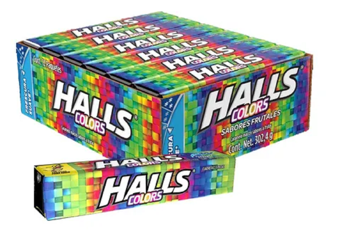 Halls Colors 12 piezas