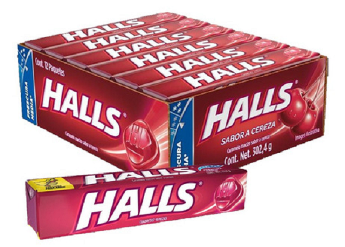 Halls Cereza 12 piezas
