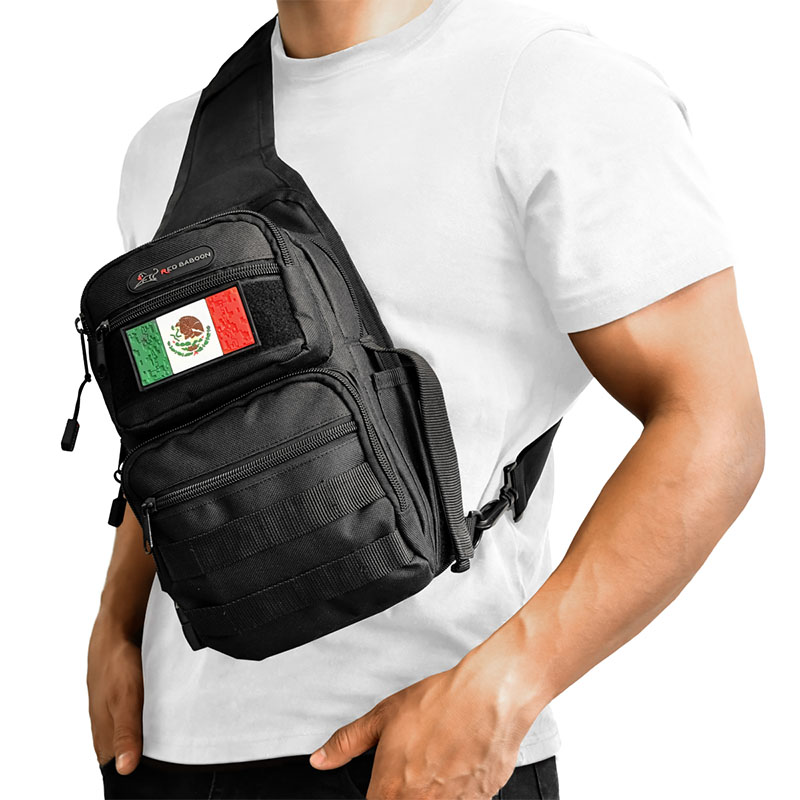 Pechera Tactica Red Baboon Modelo Rect Funda para Arma Color Negro Hombre-Mujer