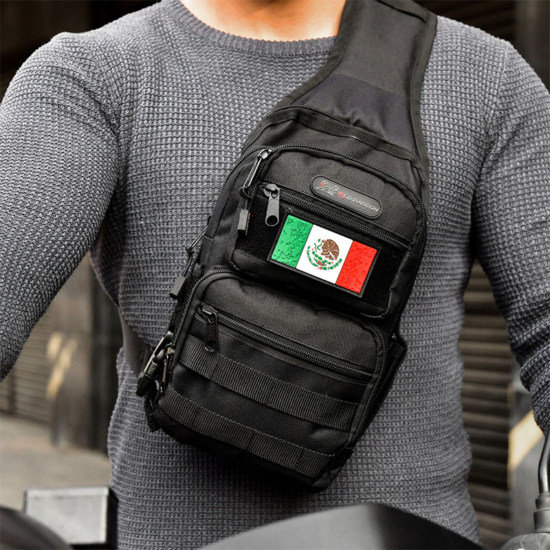 Pechera Tactica Red Baboon Modelo Rect Funda para Arma Color Negro Hombre-Mujer