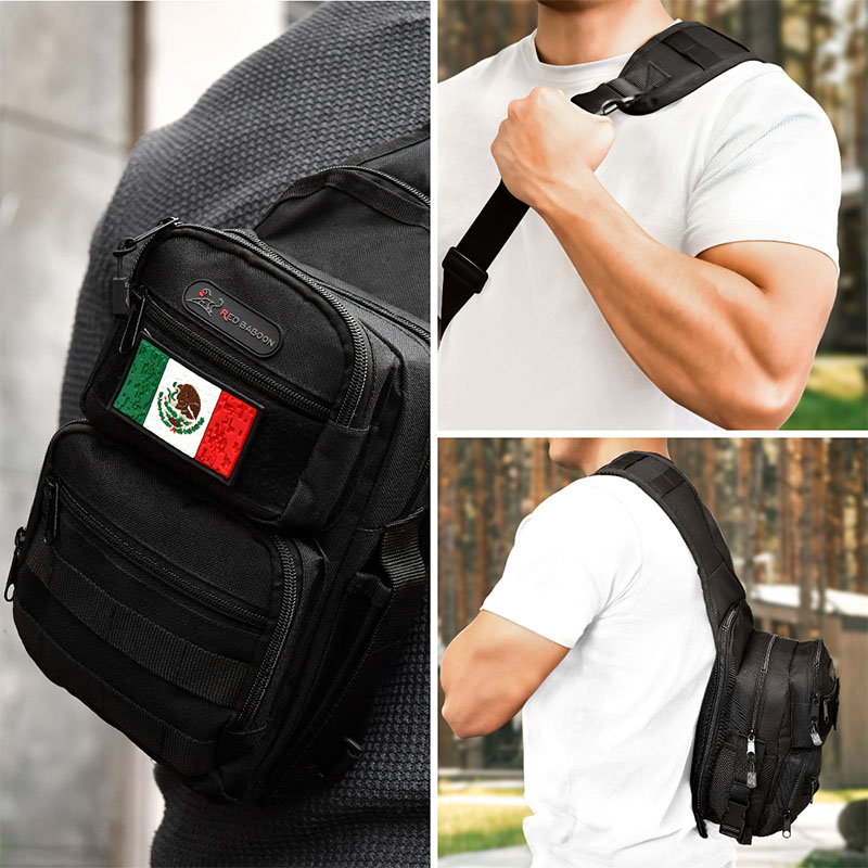 Pechera Tactica Red Baboon Modelo Rect Funda para Arma Color Negro Hombre-Mujer