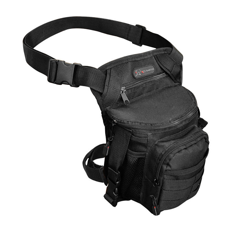 Piernera Tactica Red Baboon Blune 9 Compartimentos Color negro