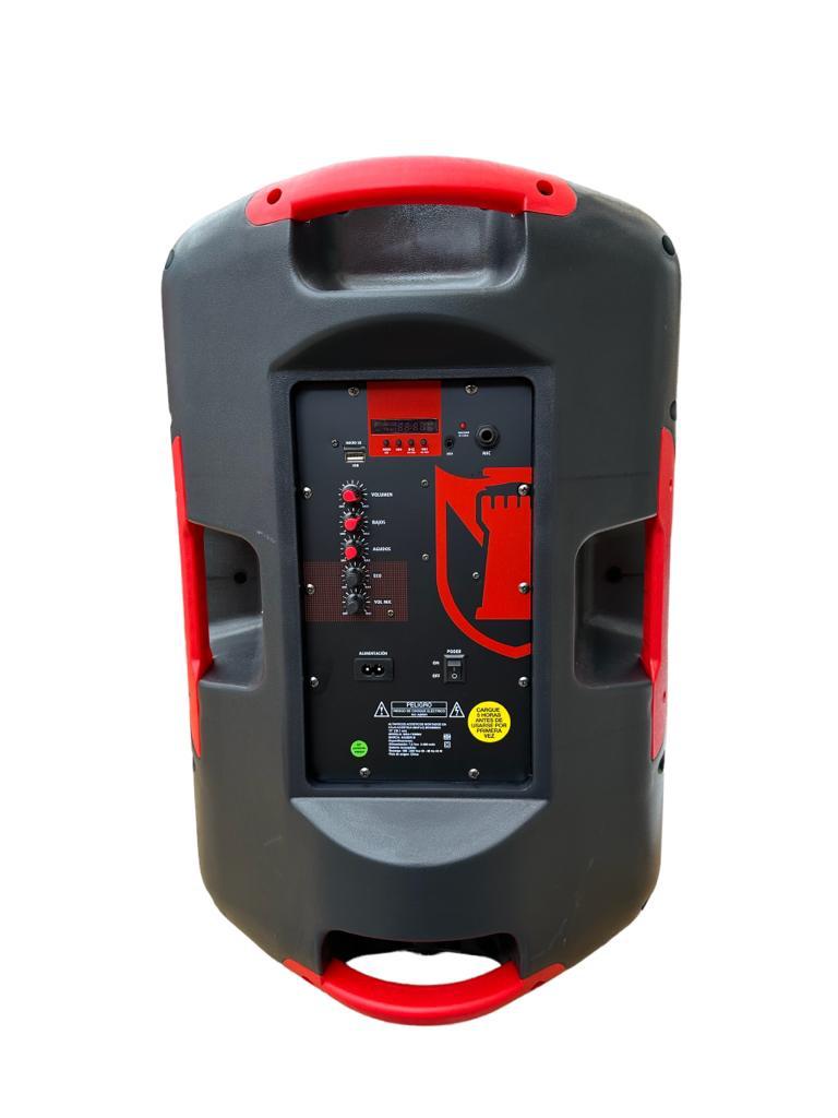 Bafle Recargable Kaiser MSA-7530MX De 15 Pulgadas - Negro