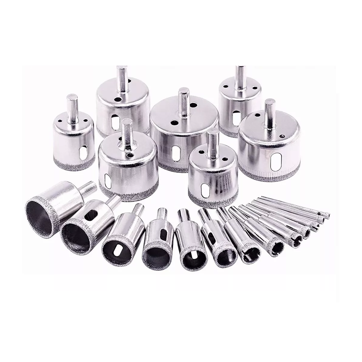 Kit 20 De Brocas Para Cerámica, Mármol Y Vidrio