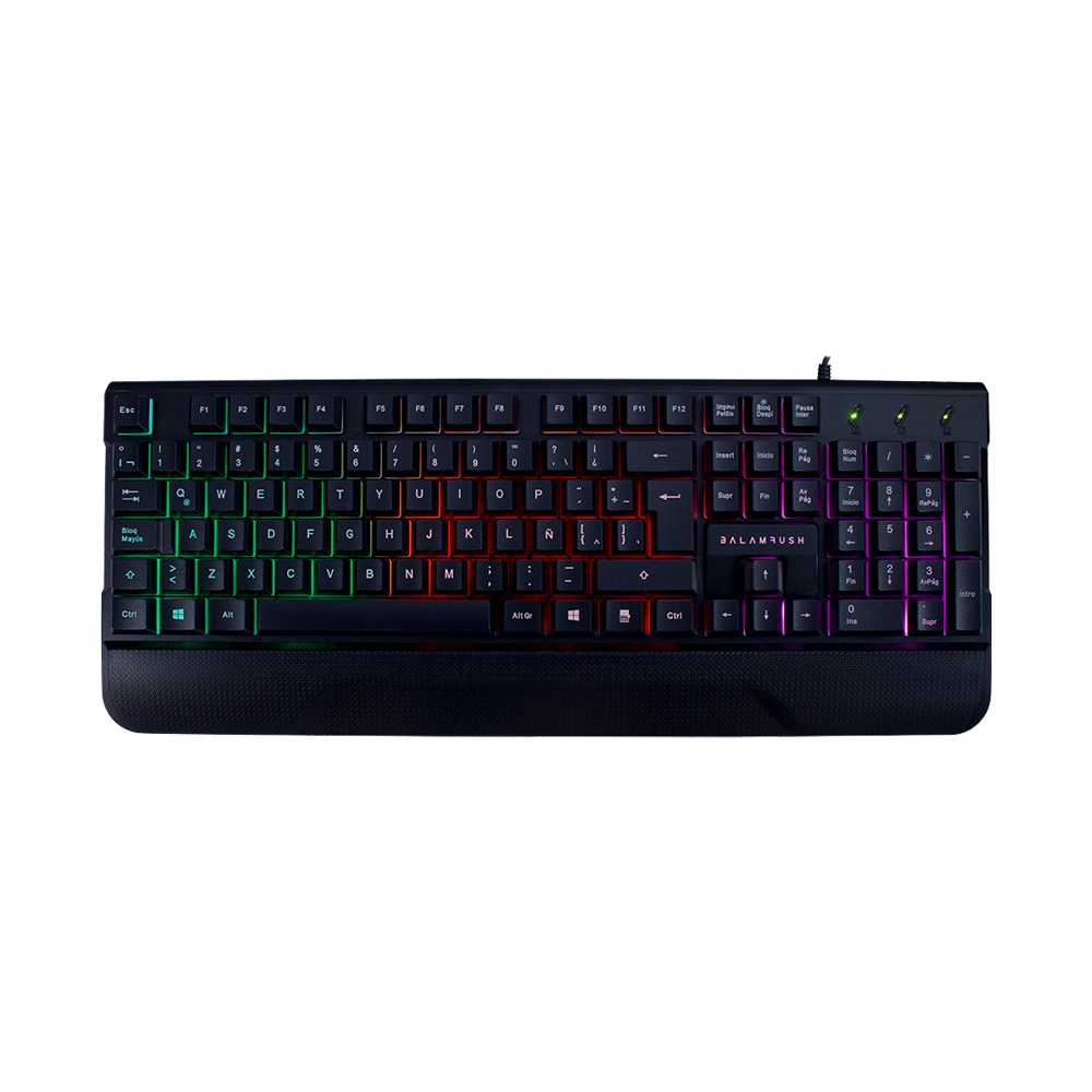 Kit Gamer BALAMRUSH Teclado y Mouse 2400 DPI RGB Demtrix USB