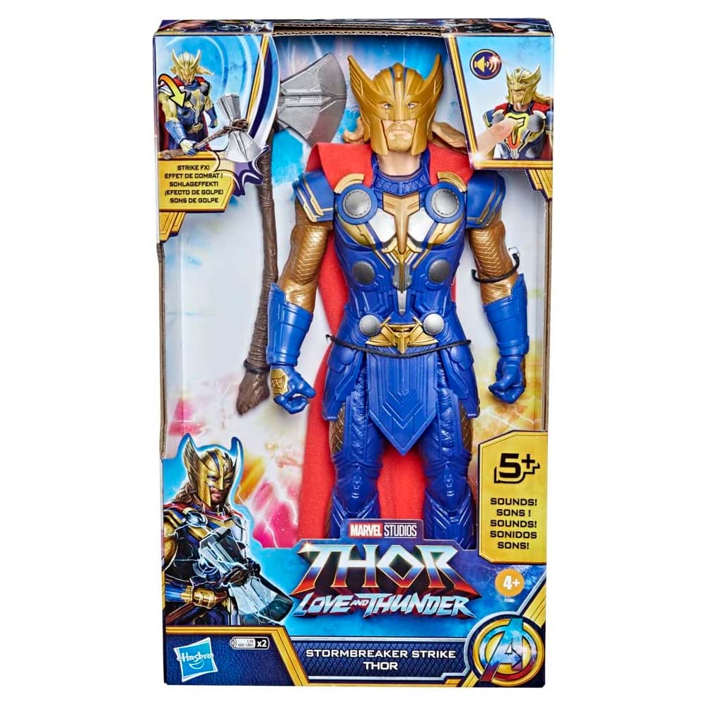 Figura Electronica Thor Stormbreaker Strike Hasbro F3360 Marvel