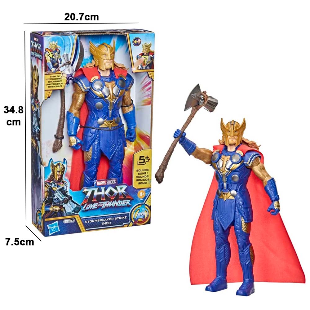 Figura Electronica Thor Stormbreaker Strike Hasbro F3360 Marvel