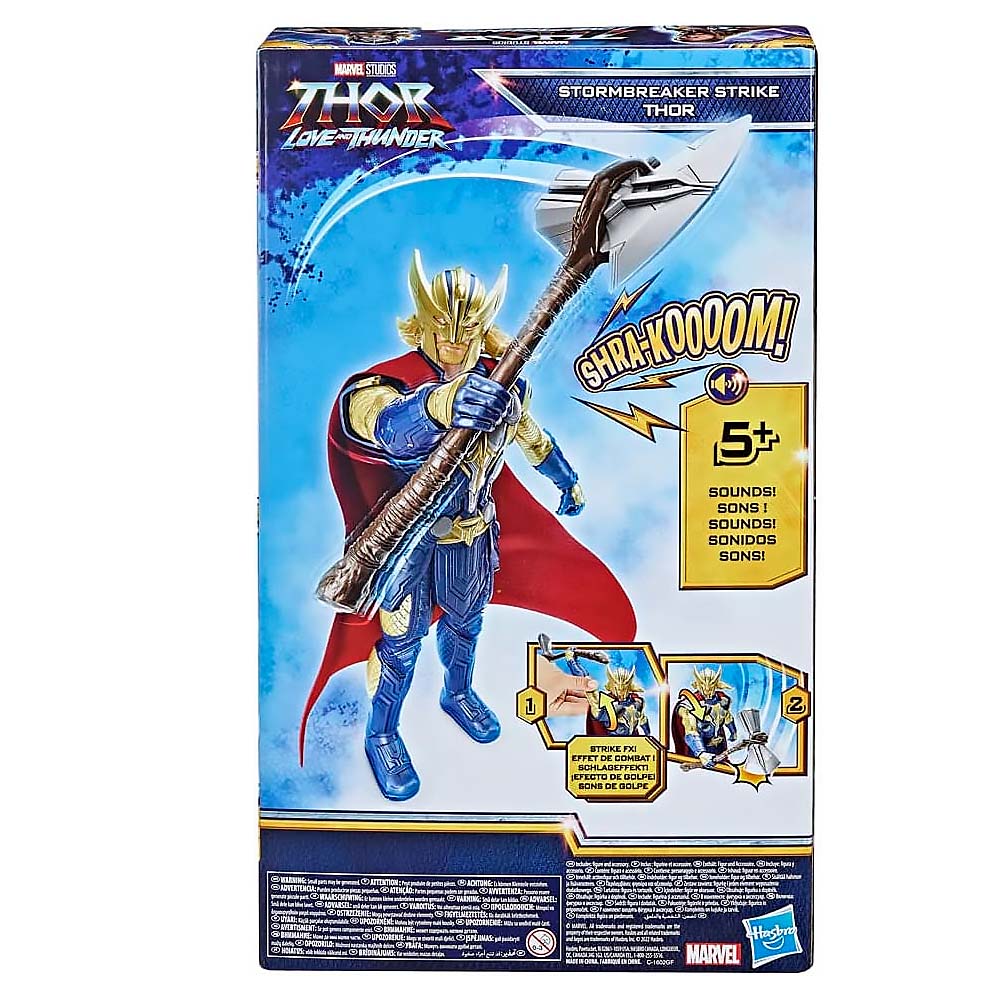 Figura Electronica Thor Stormbreaker Strike Hasbro F3360 Marvel