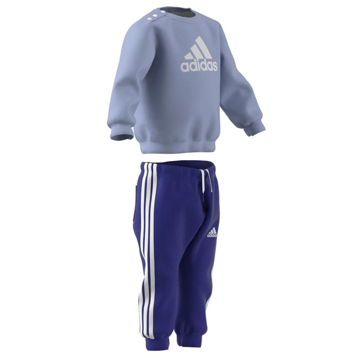 Conjunto deportivo para bebé, de 2 piezas, marca adidas, azul, mod. 1088698