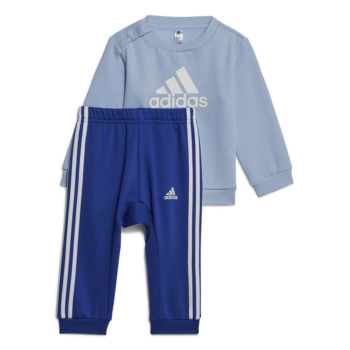 Conjunto deportivo para bebé, de 2 piezas, marca adidas, azul, mod. 1088698