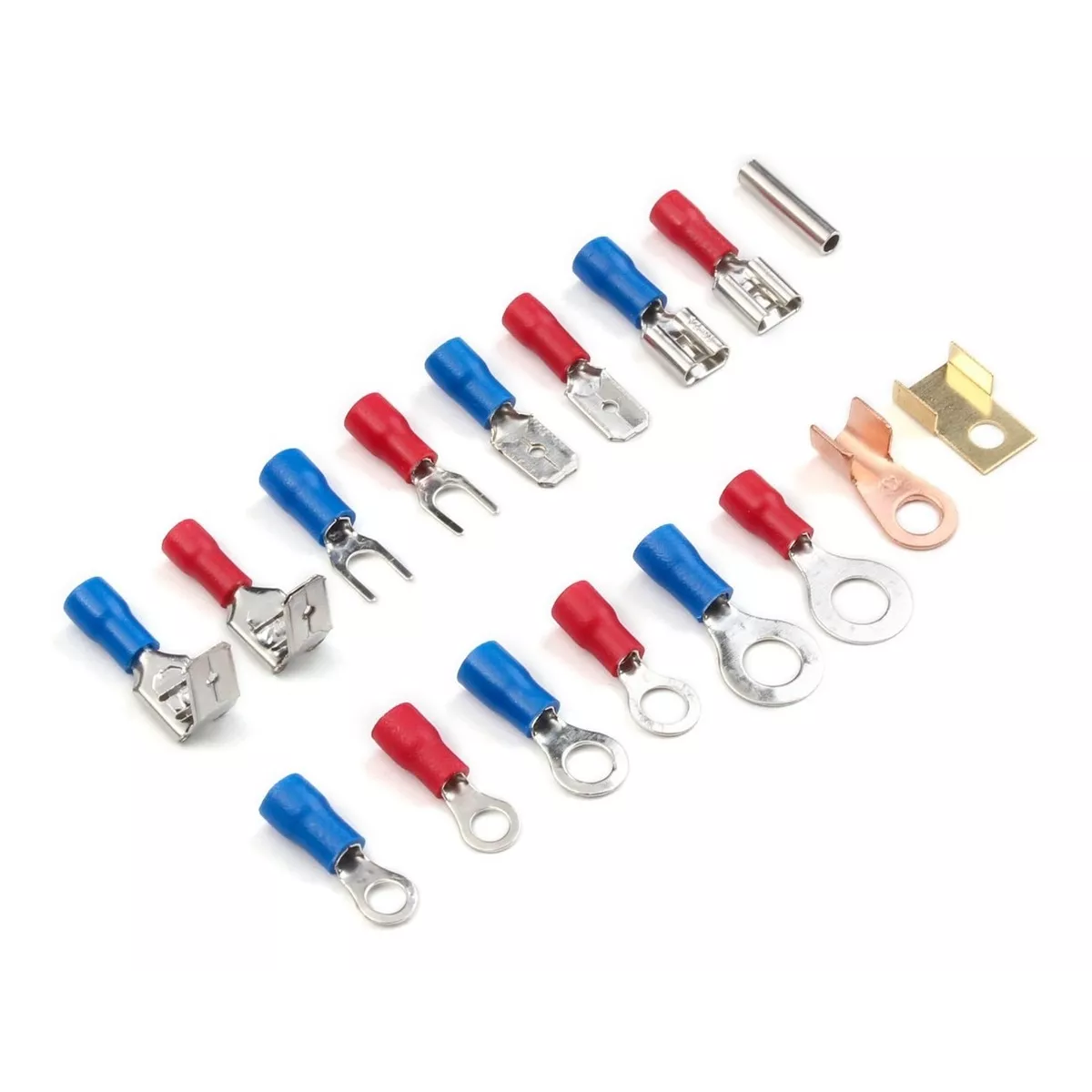 Set Terminales Aisladas Conectores Para Cable Eléctrico 678pcs