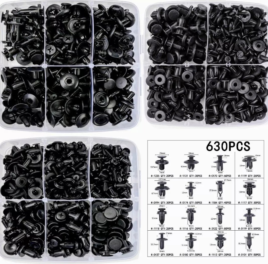 Restagraf Grapas, tuercas de plástico para paneles coche TOYOTA - 11767