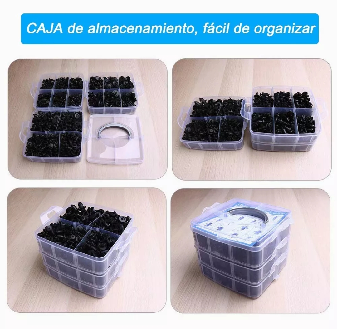 Grapa Automotriz 630 Pz Con Quita Grapas Molduras 5 Pz.