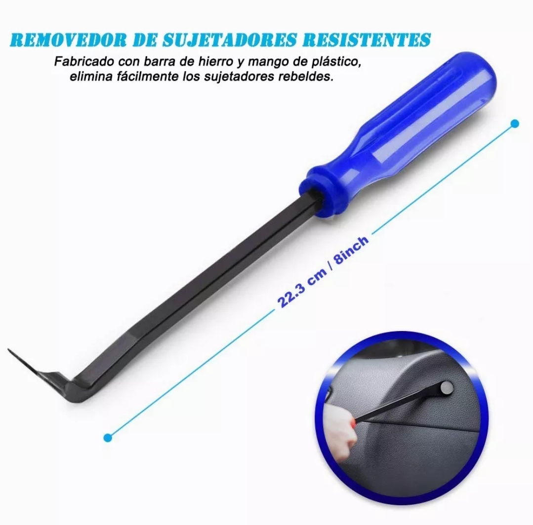 Grapa Automotriz 630 Pz Con Quita Grapas Molduras 5 Pz.