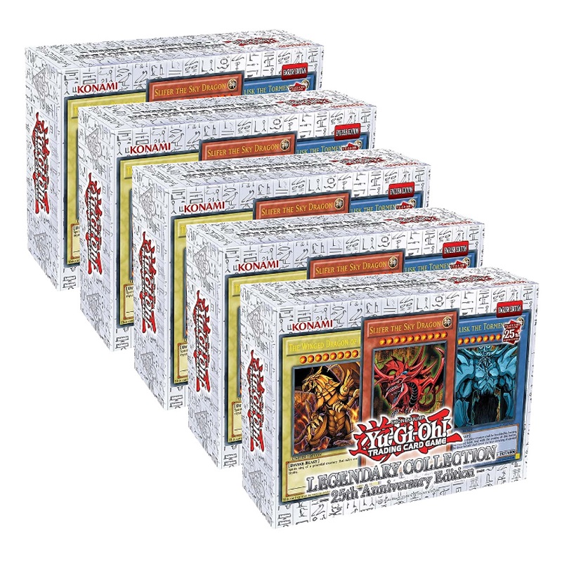 Yugioh Legendary Collection 25th Anniversary Edition Display 5 cajitas - Konami