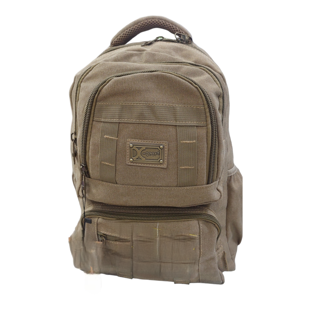 Mochiila de lujo en lona calidad Premium 5 cierres Marca Xgear