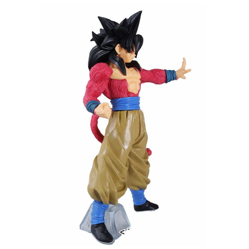 Juguete Muñeco Dragon Ball Gt Goku Ssj4 Poder Anime Con Caja