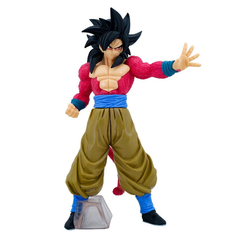 Juguete Muñeco Dragon Ball Gt Goku Ssj4 Poder Anime Con Caja