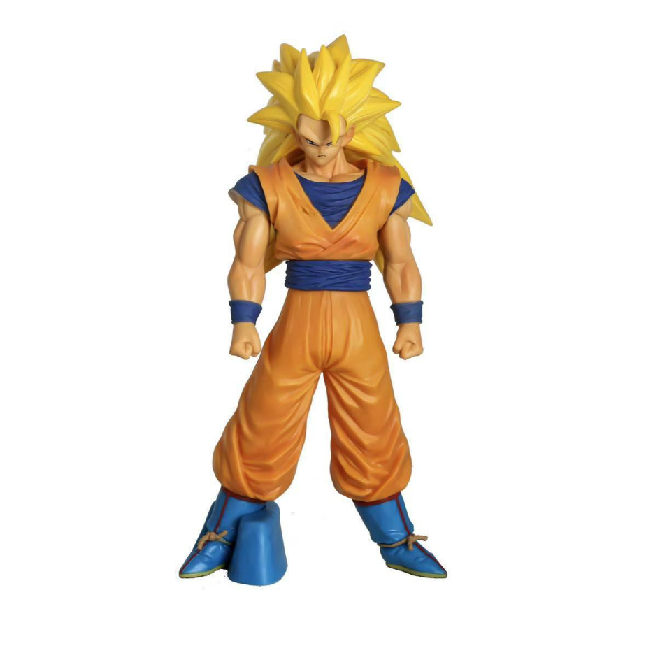 Juguete Muñeco Figura Goku Dragon Ball Z Saiyajin Ssj3 33 Cm