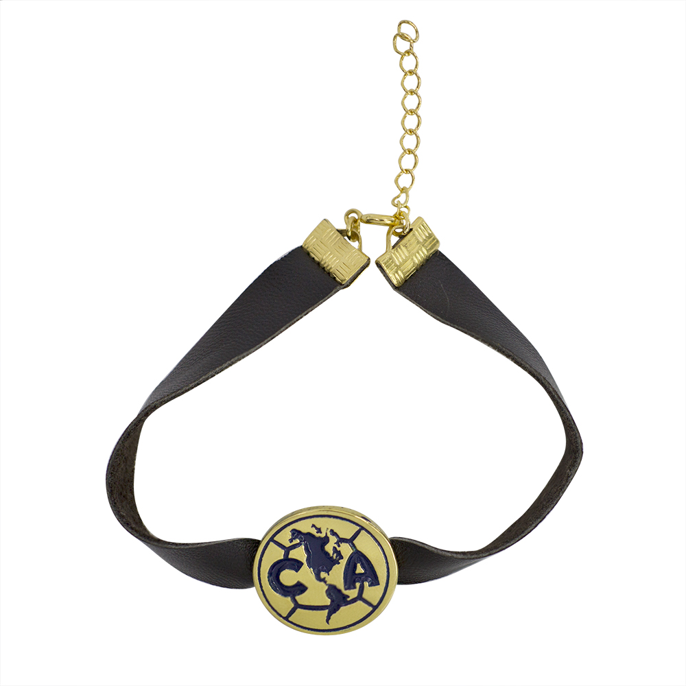 Pulsera América Piel Plana Dama