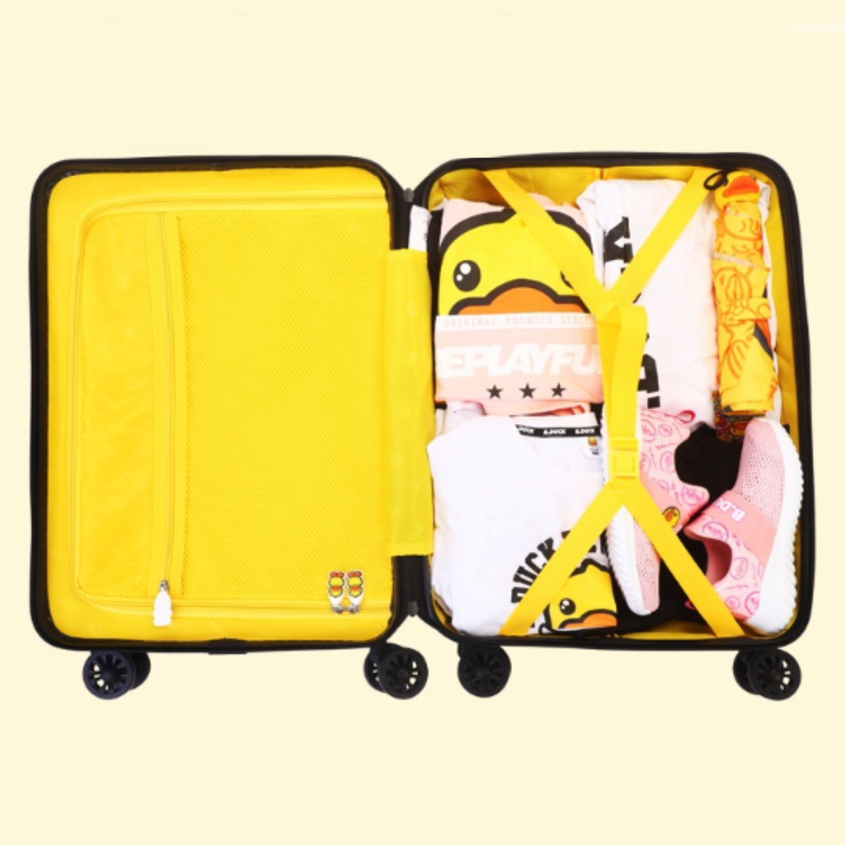 Maleta Viaje Para Niños 20 Pulgadas Diseño Pato B. Duck