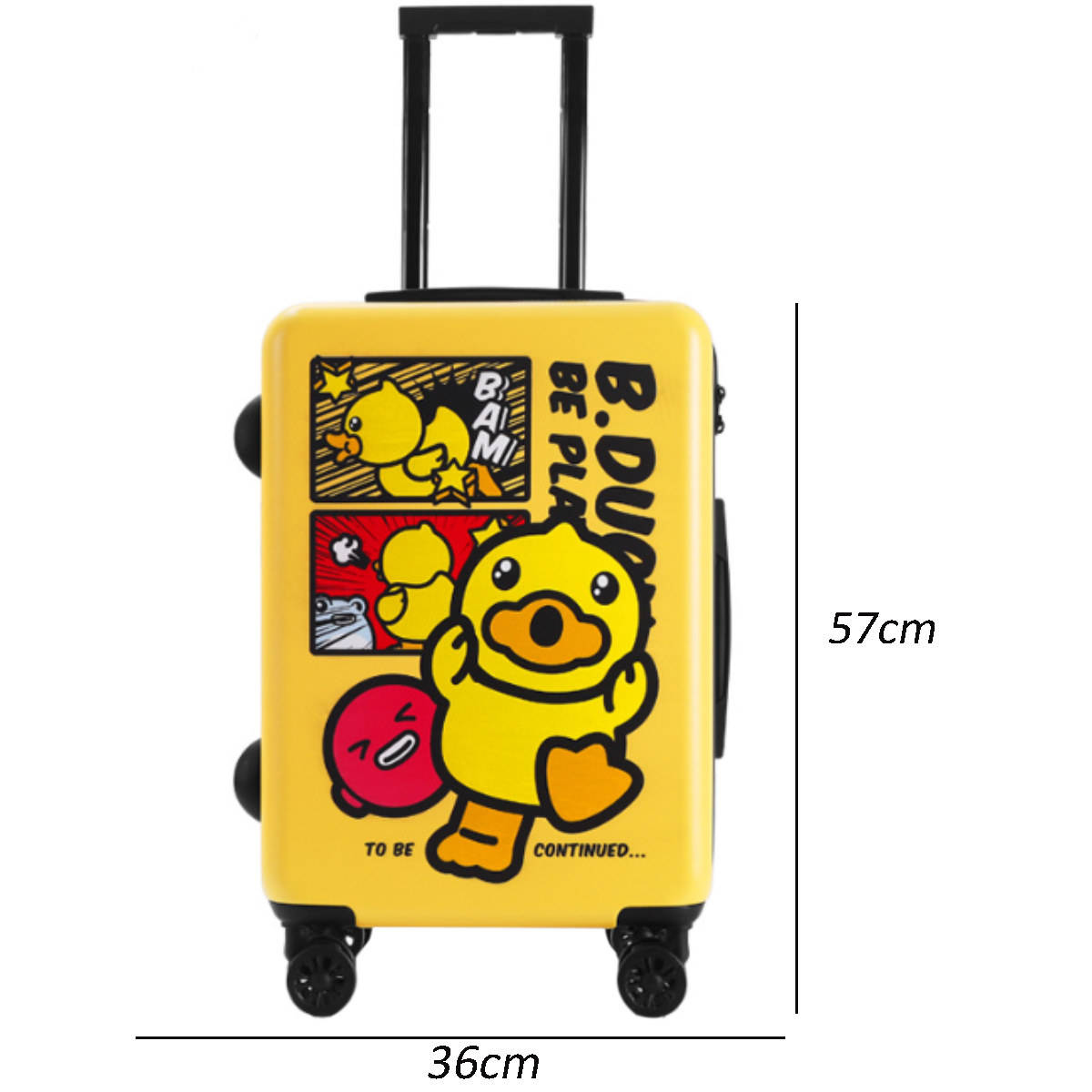 Maleta Viaje Para Niños 20 Pulgadas Diseño Pato B. Duck