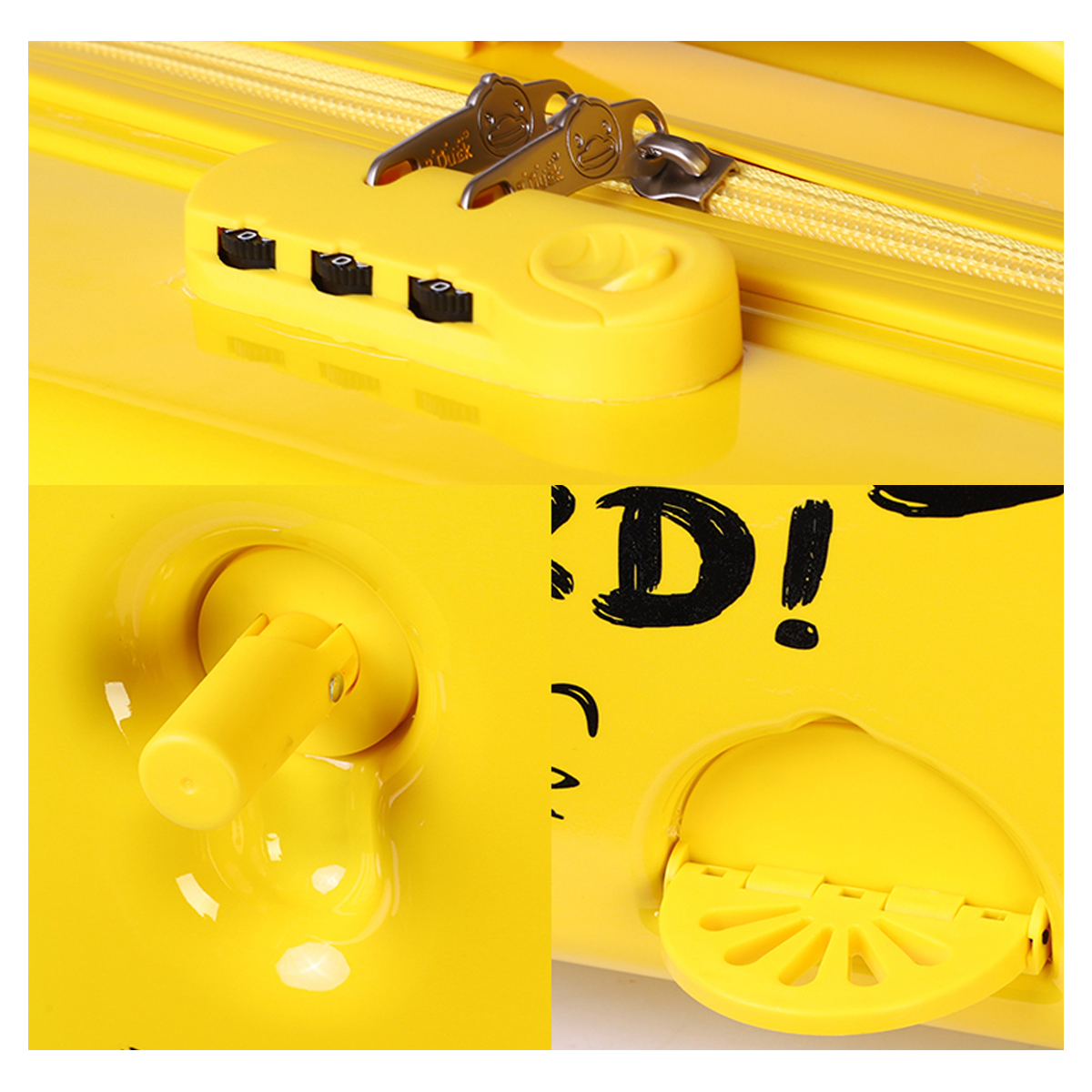 Bolso Maleta Viaje Niños Con Asiento Diseño Pato 24 Pulgadas B. Duck