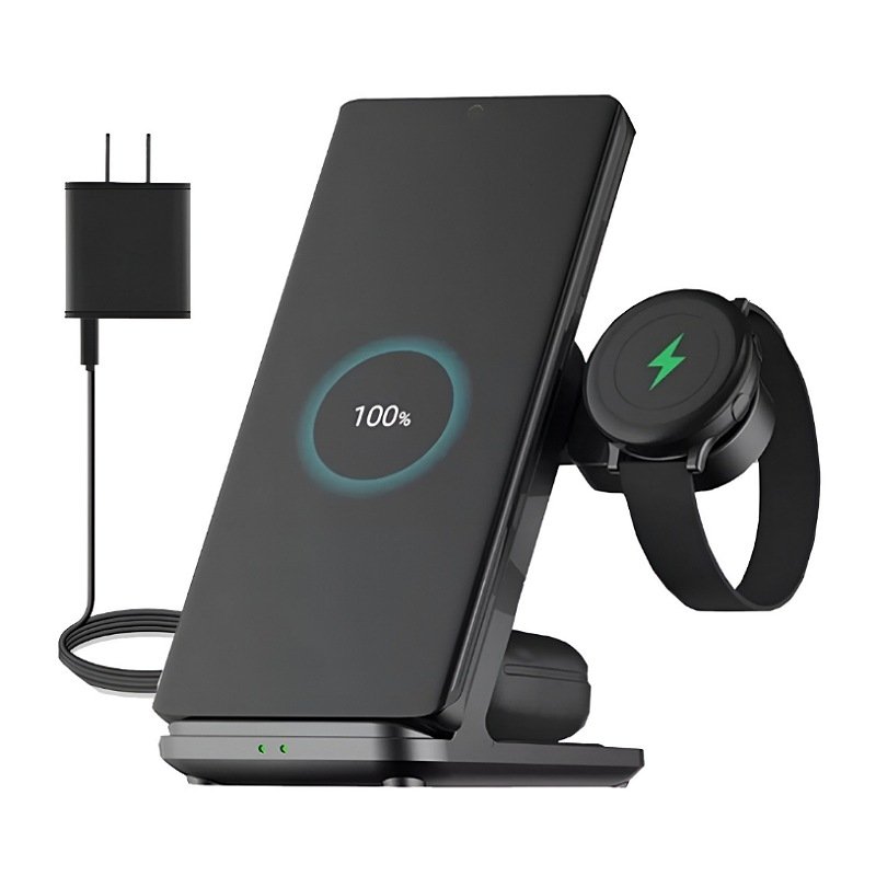 Wireless Charger Para S22/s21+galaxy Watch+buds2/pro